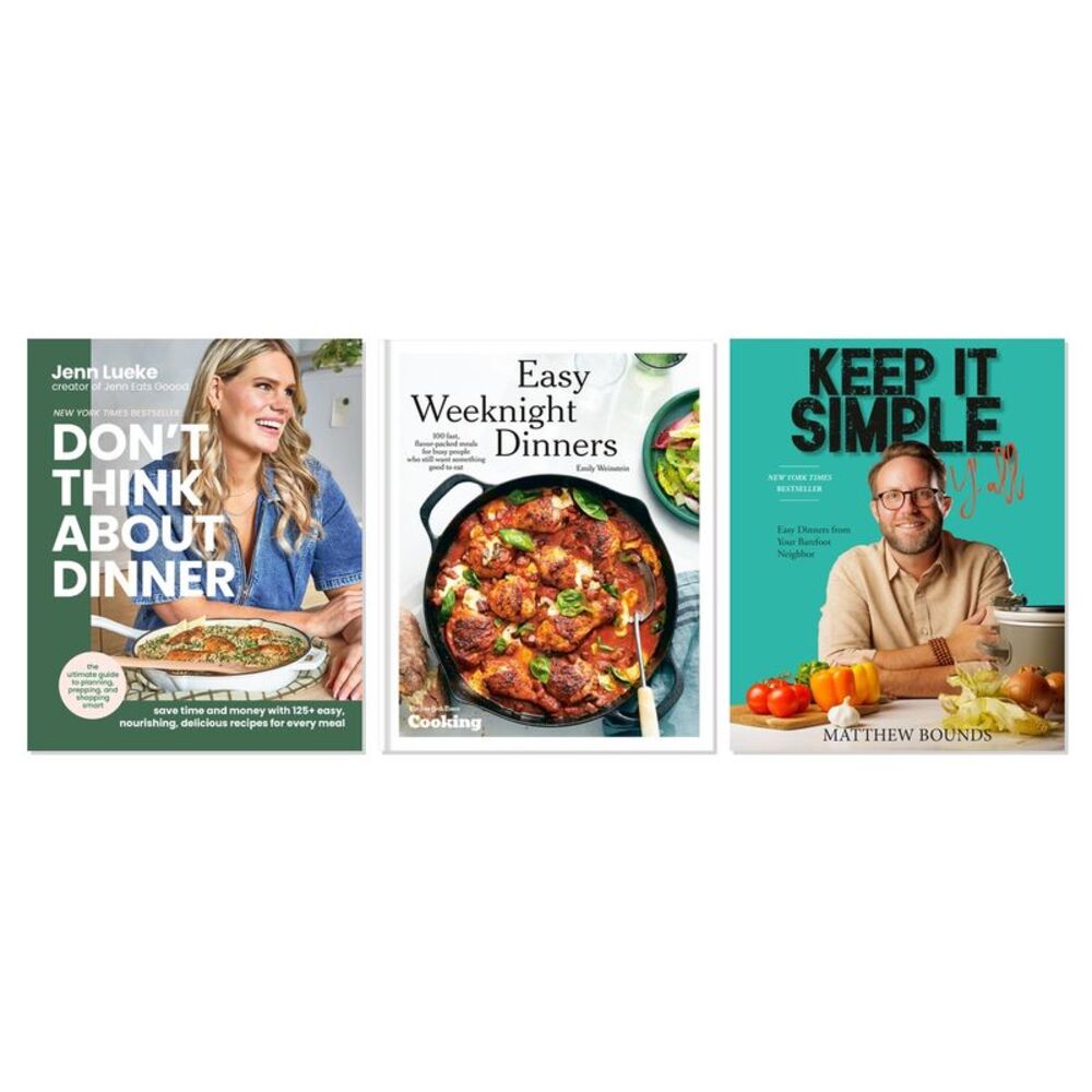 Quick Weeknight Winners 3-Book Complete Bundle Set - Easy Dinner Cookbooks